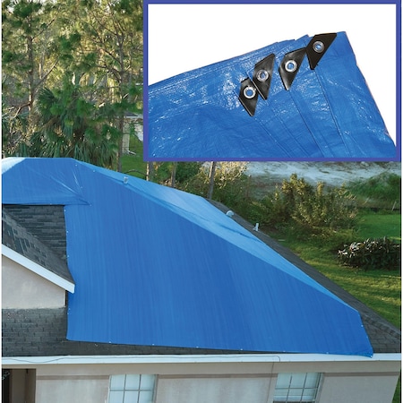 Propac 20 ft x 25 ft Tarp, Blue S3013